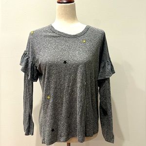 Sundry star studded Long Sleeve shirt.